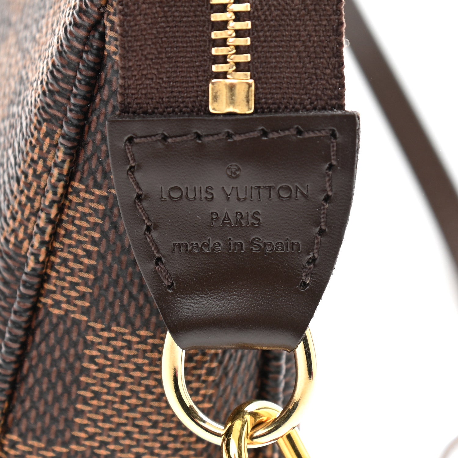 Louis Vuitton Damier Ebene Pochette Accessories NM 6 of 10
