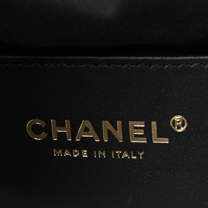 Chanel Metallic Caviar Quilted Medium Chanel 25 Handbag Silver 7 of 12