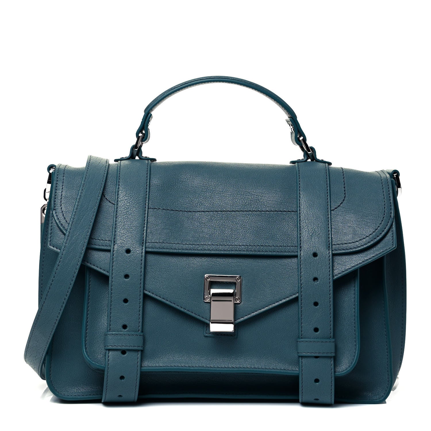 Proenza Schouler Lambskin Medium PS1 Satchel Orion 1 of 7