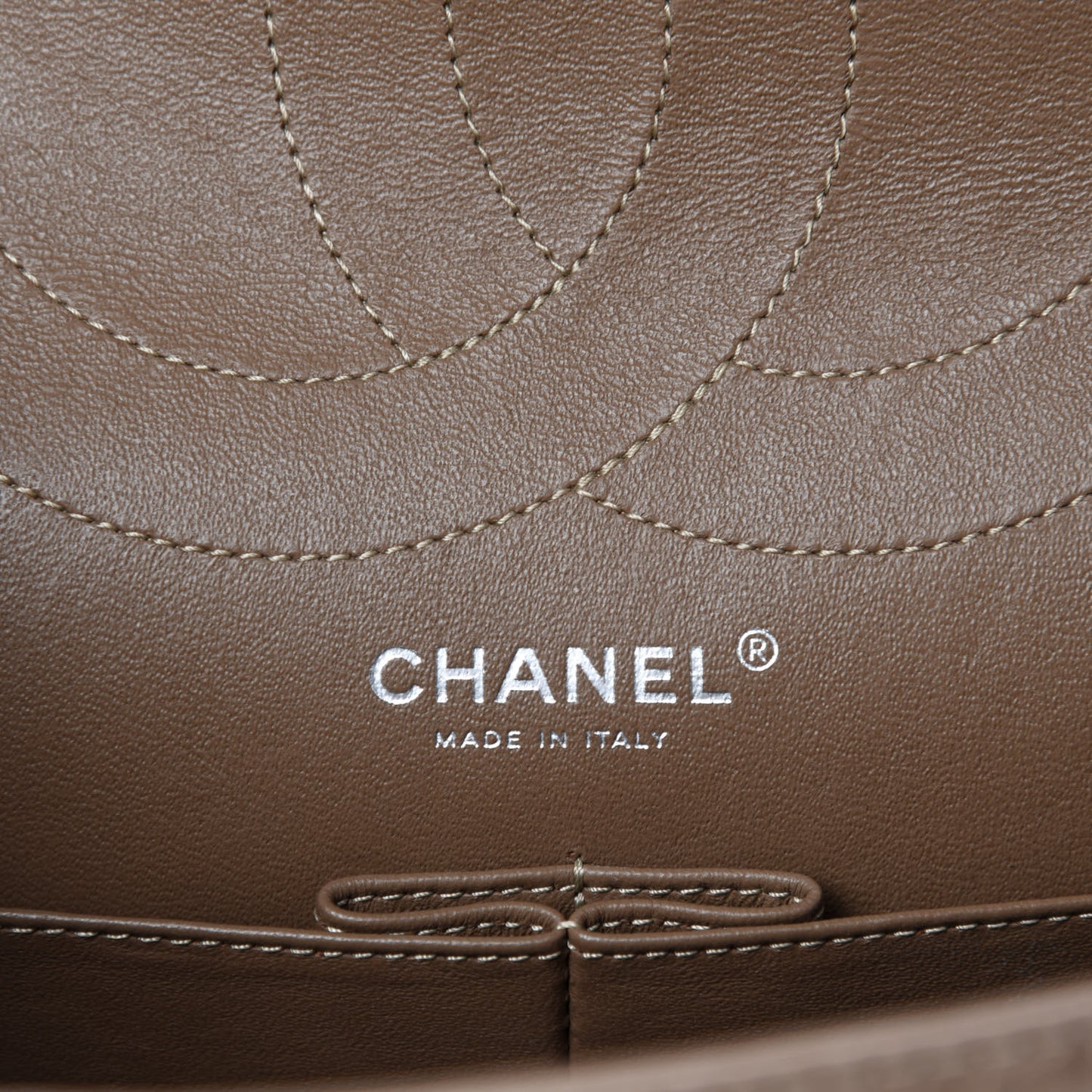 Metallic Aged Calfskin Quilted 2.55 Reissue 227 Flap Dark Gold