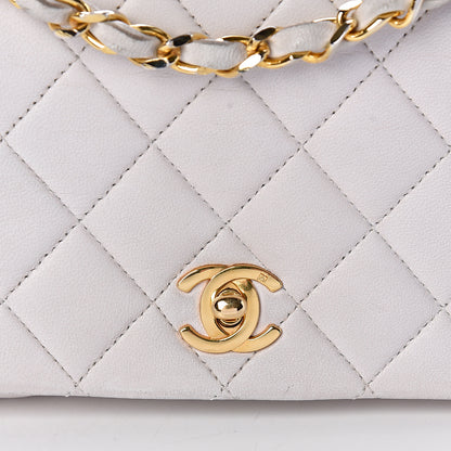 Chanel Lambskin Quilted Mini Flap White 3 of 14