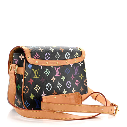 Louis Vuitton Monogram Multicolor Sologne Black 3 of 13
