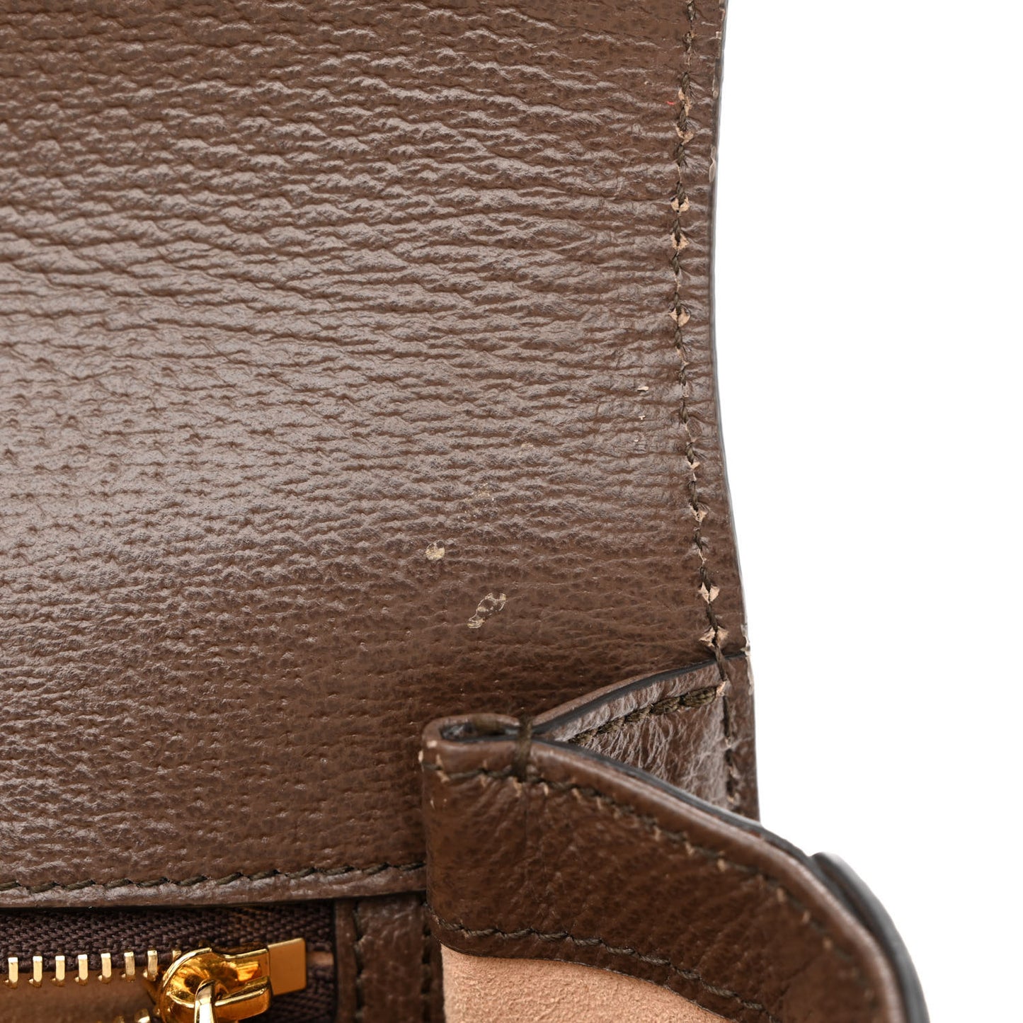 GG Supreme Monogram Web Small Ophidia Flap Messenger Bag Brown