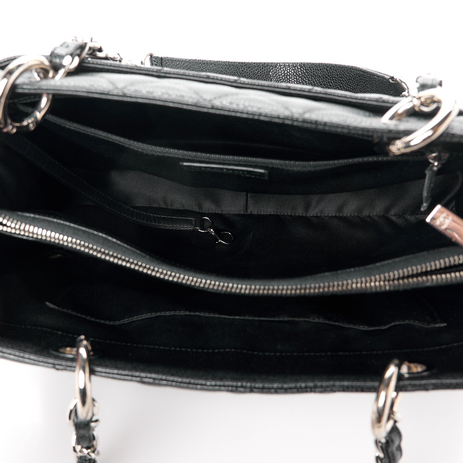 Chanel Caviar Quilted Grand Shopping Tote GST Black 5 of 11
