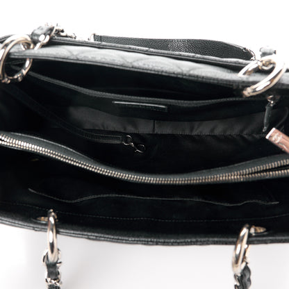 Chanel Caviar Quilted Grand Shopping Tote GST Black 5 of 11
