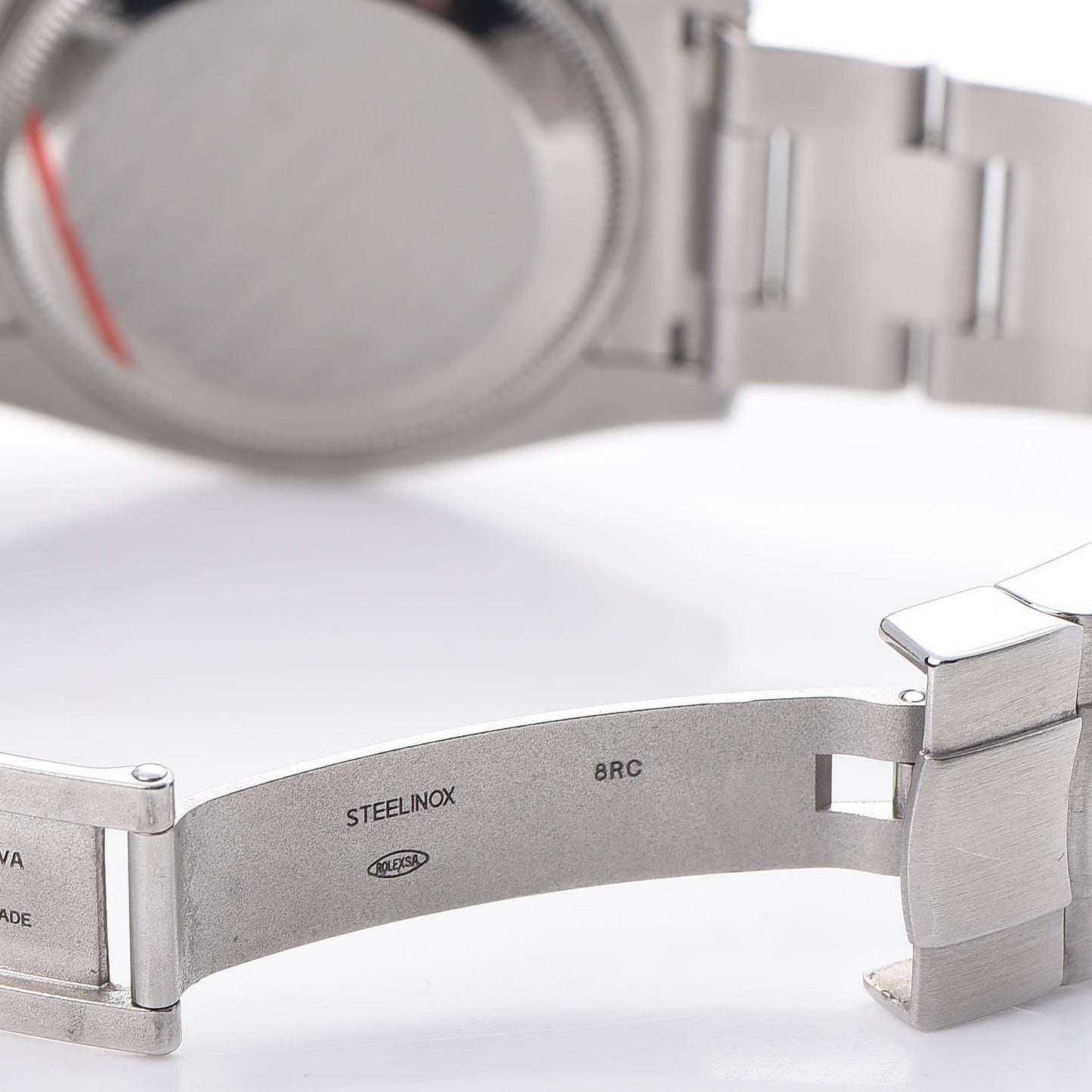 Stainless Steel 34mm Oyster Perpetual Air-King Watch Blue Index 114200