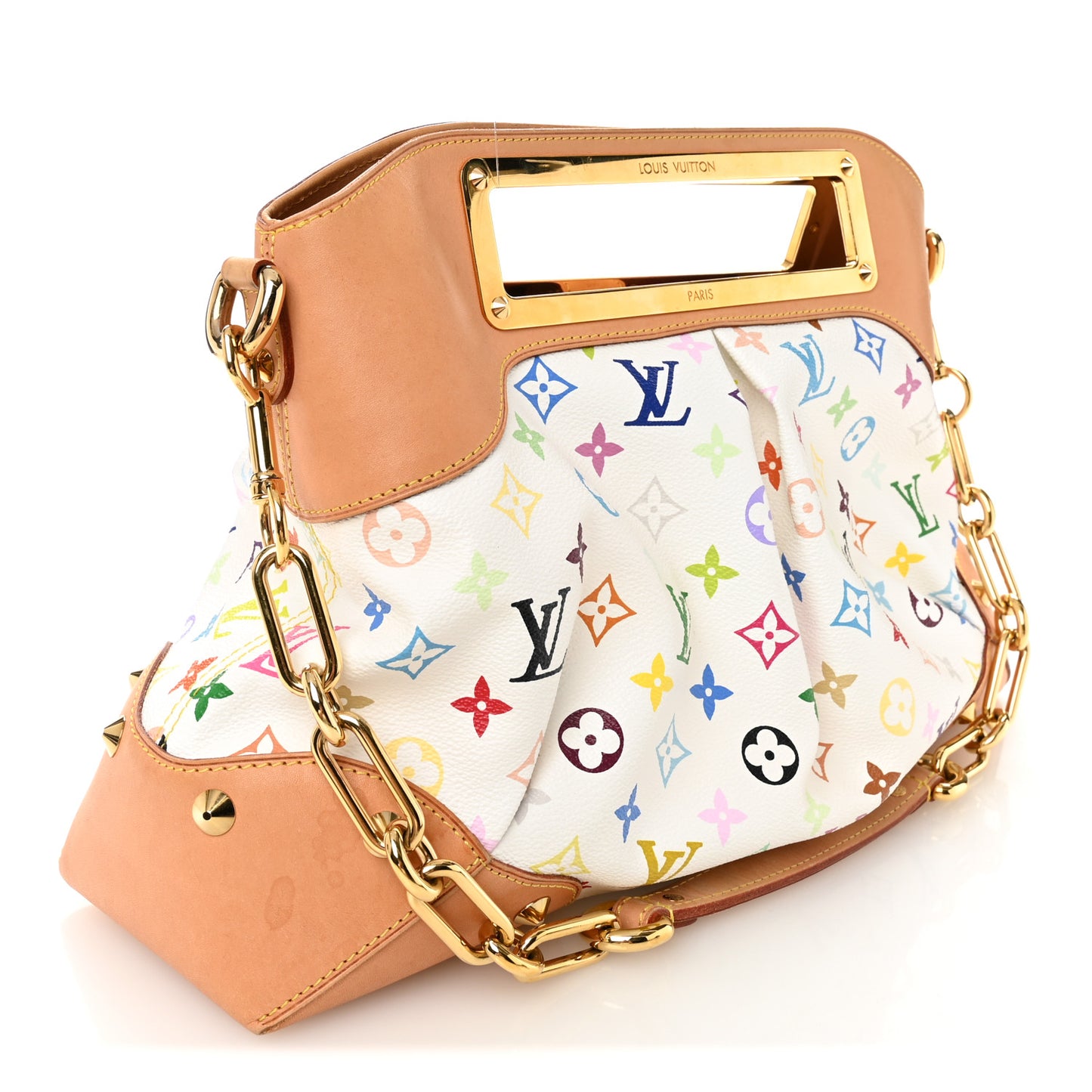 Monogram Multicolor Judy GM White
