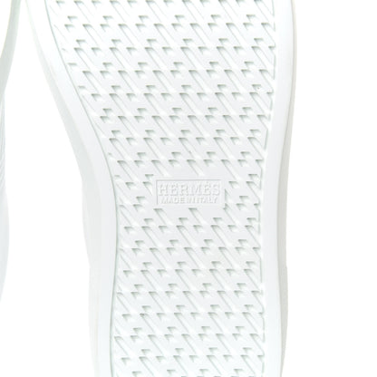 Hermes Calfskin Womens Avantage Sneakers 37 White 6 of 9