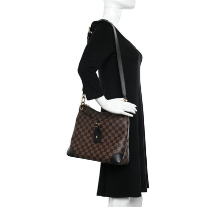 Louis Vuitton Damier Ebene Odeon MM Black 2 of 11