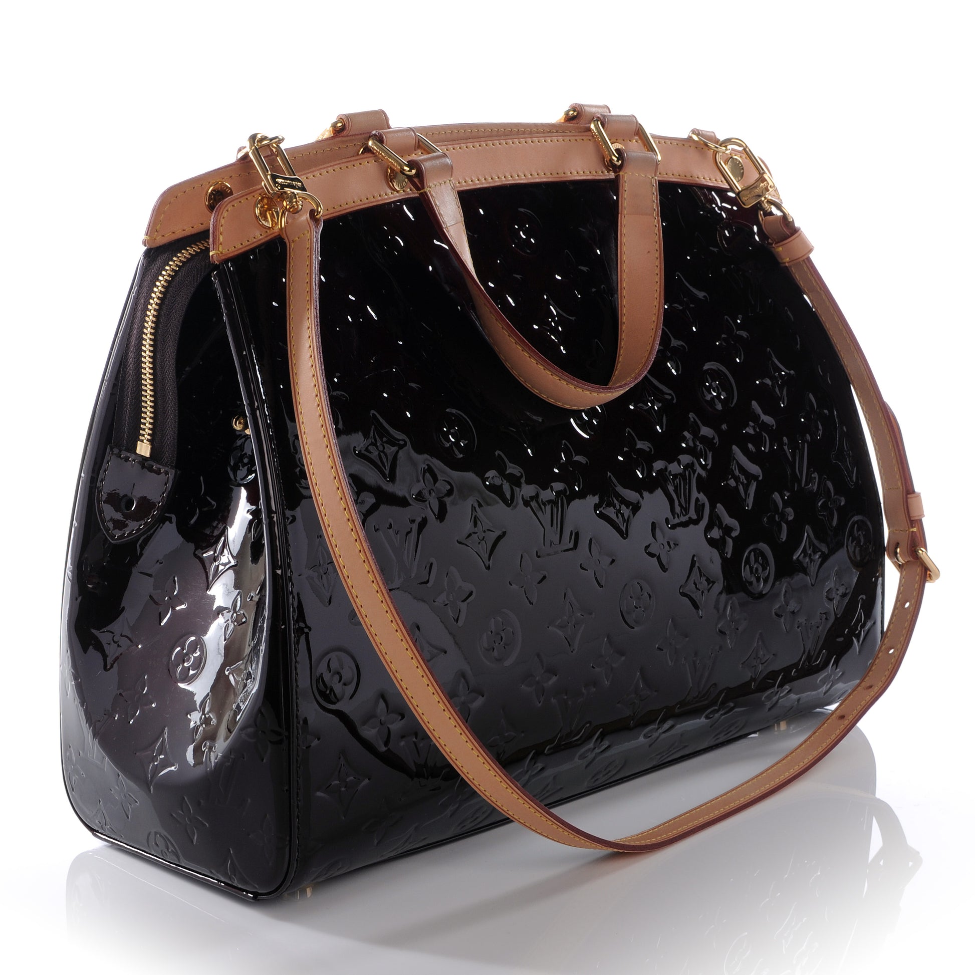 Louis Vuitton Vernis Brea GM Amarante 3 of 7