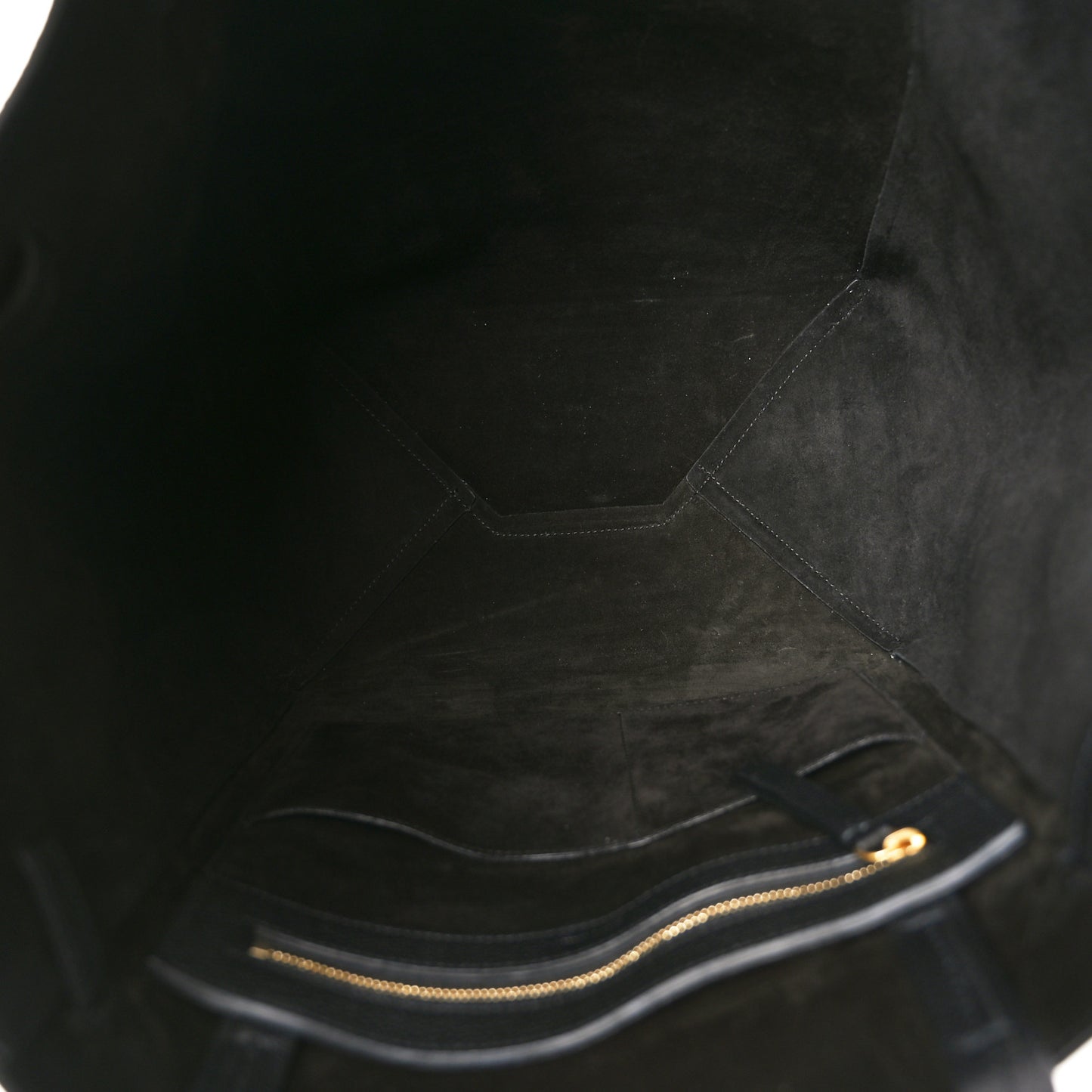 Soft Grained Calfskin Small Belt Cabas Phantom Black