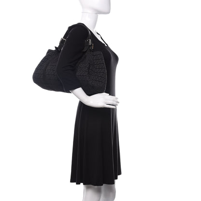 Fendi Zucchino Shoulder Bag Black 2 of 15