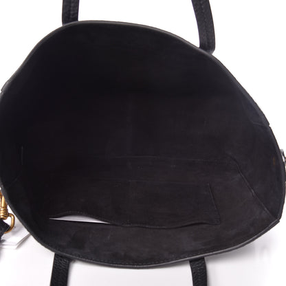 Christian Dior Grained Calfskin D-Bee Shopper Black 7 of 9