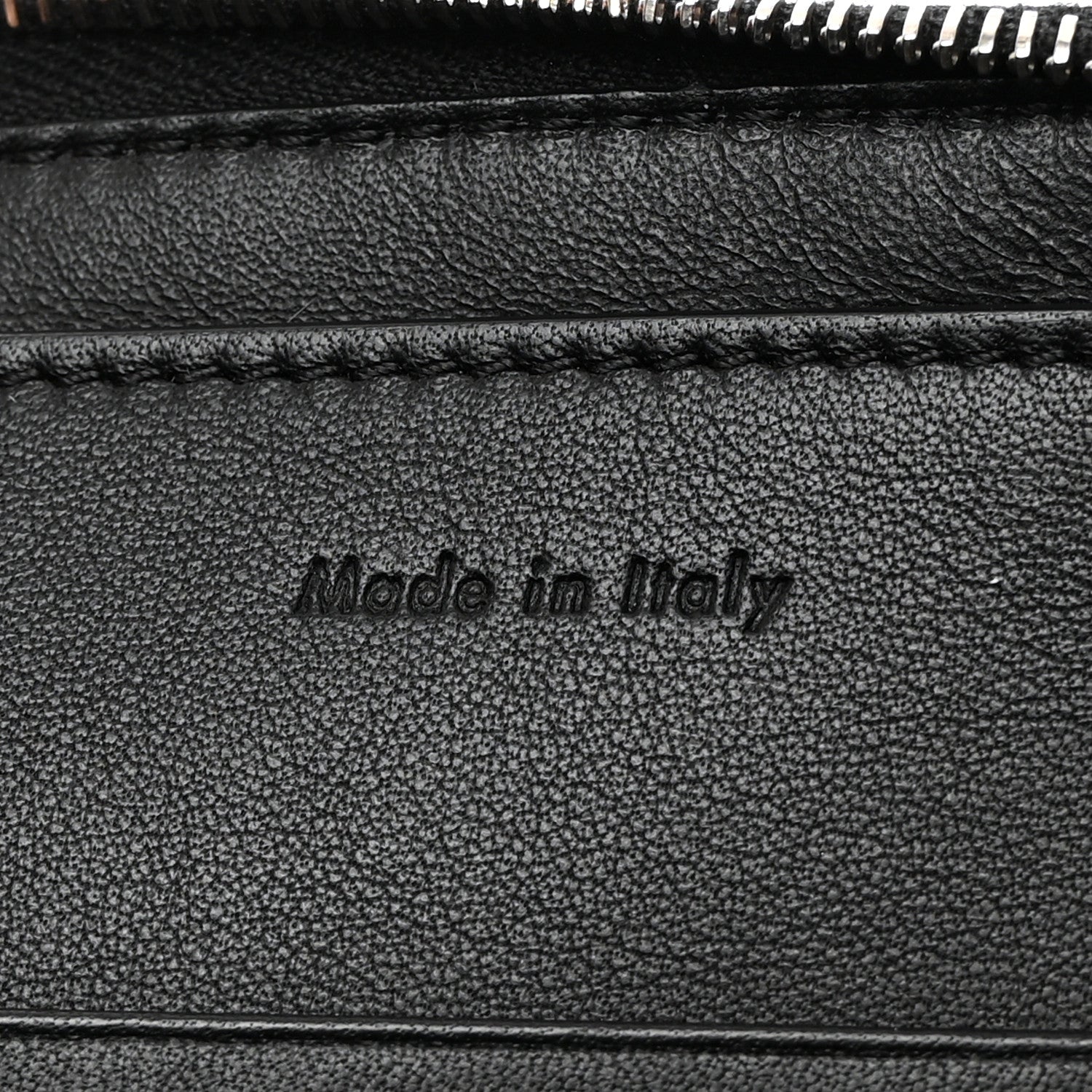 Celine Calfskin Large Made In Clutch Pouch Black 6 of 8