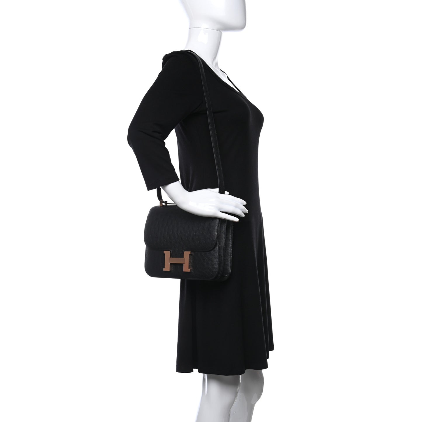 Ostrich Constance 24 Black