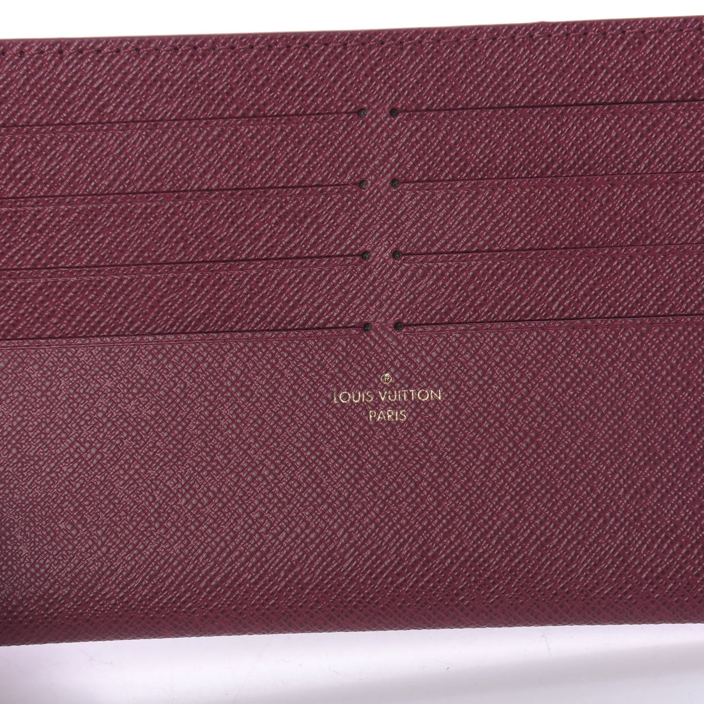 Calfskin Felicie Card Holder Insert Fuchsia