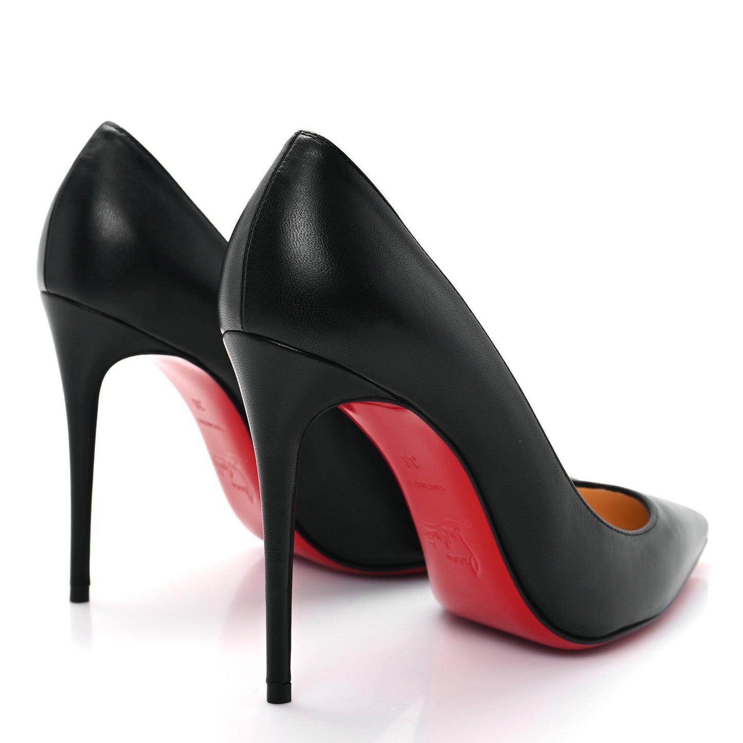 Shiny Nappa Kate 100 Pumps 36 Black