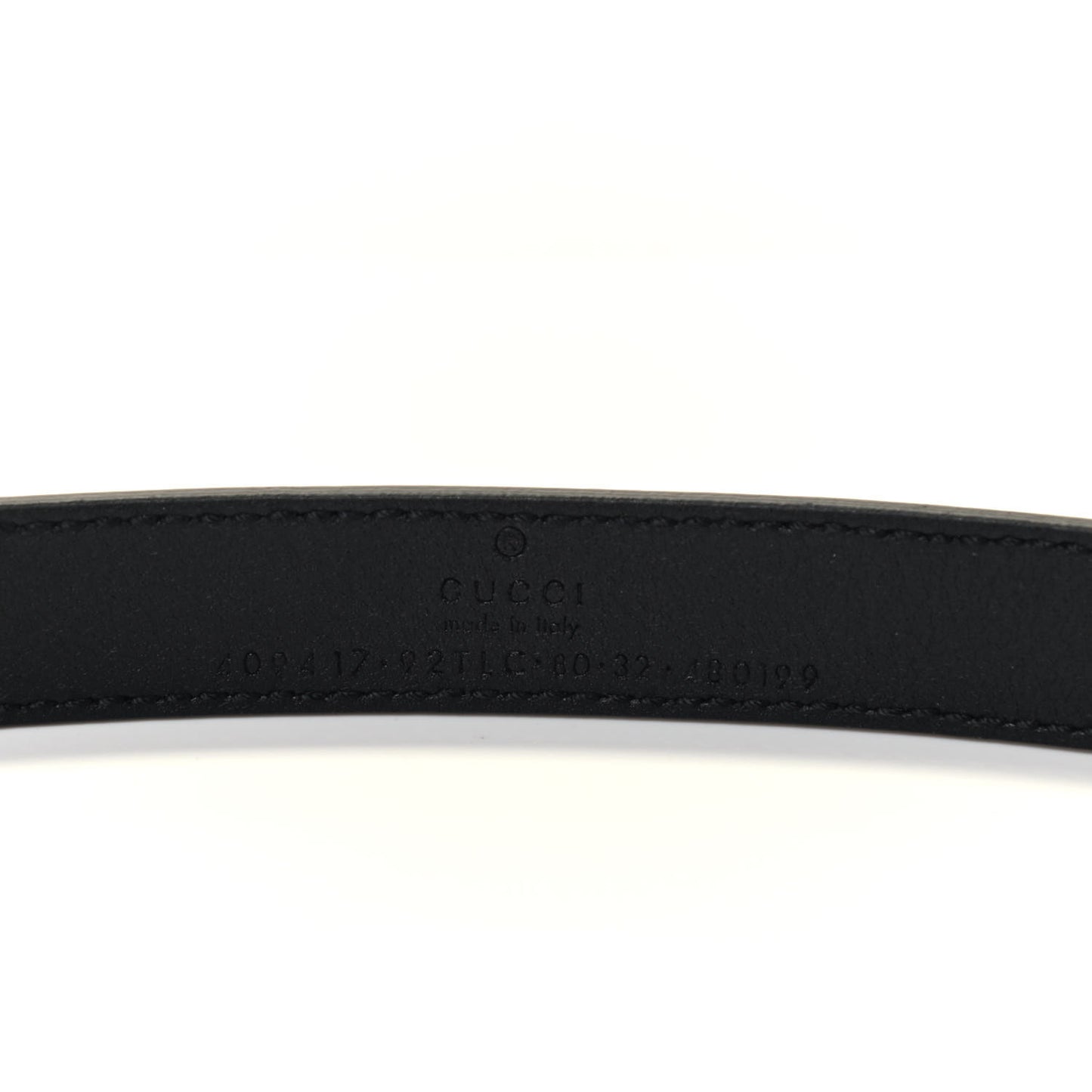 GG Supreme Monogram Matte Plutone Calfskin Double G 20mm Belt 80 32 Beige Ebony Black