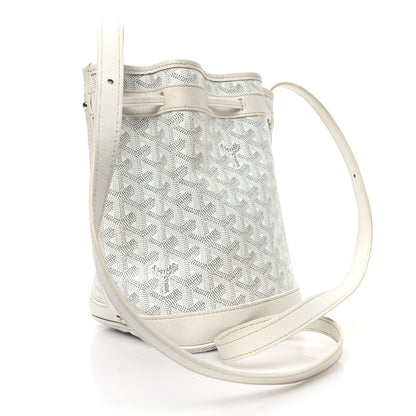 Goyard Goyardine Petit Flot Bucket Bag PM White 3 of 10