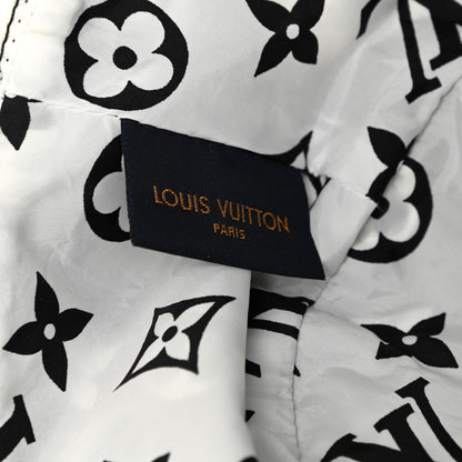 Louis Vuitton Nylon Monogram Reversible Bob Bucket Hat S Black White 4 of 5