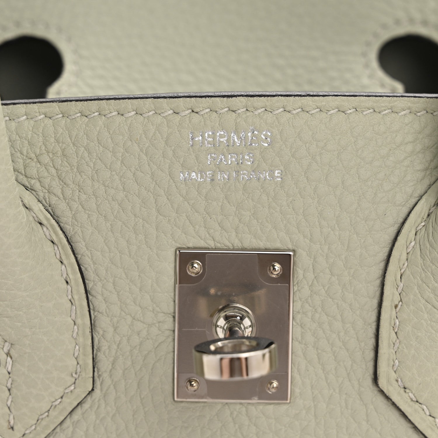 Hermes Togo Birkin 25 Gris Neve 6 of 12