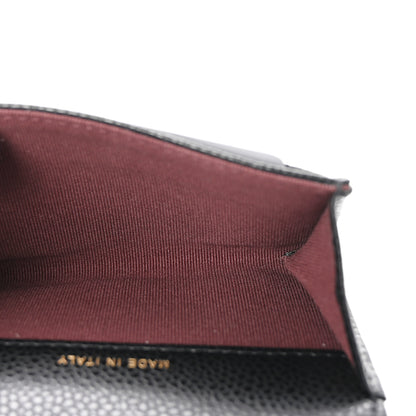 Chanel Caviar Quilted Flap Card Holder Wallet Black 5 of 9