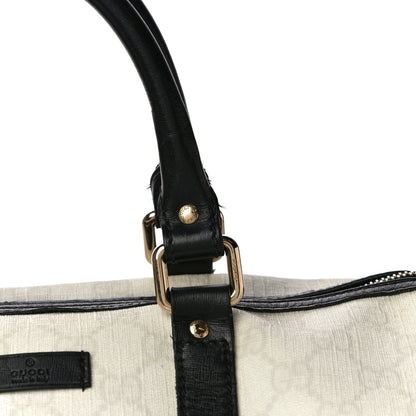 Gucci GG Plus Monogram Medium Joy Boston White Black 15 of 22