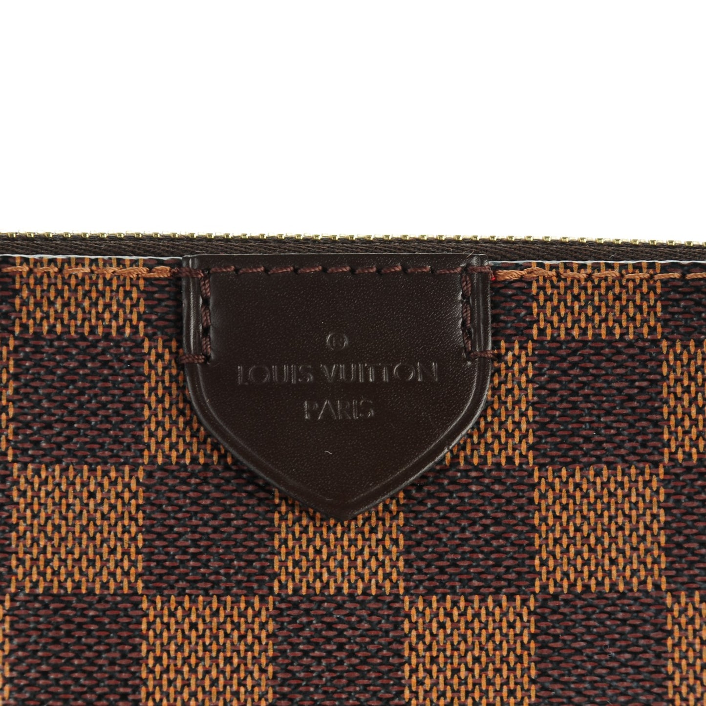 Damier Ebene Caissa Tote MM Cherry