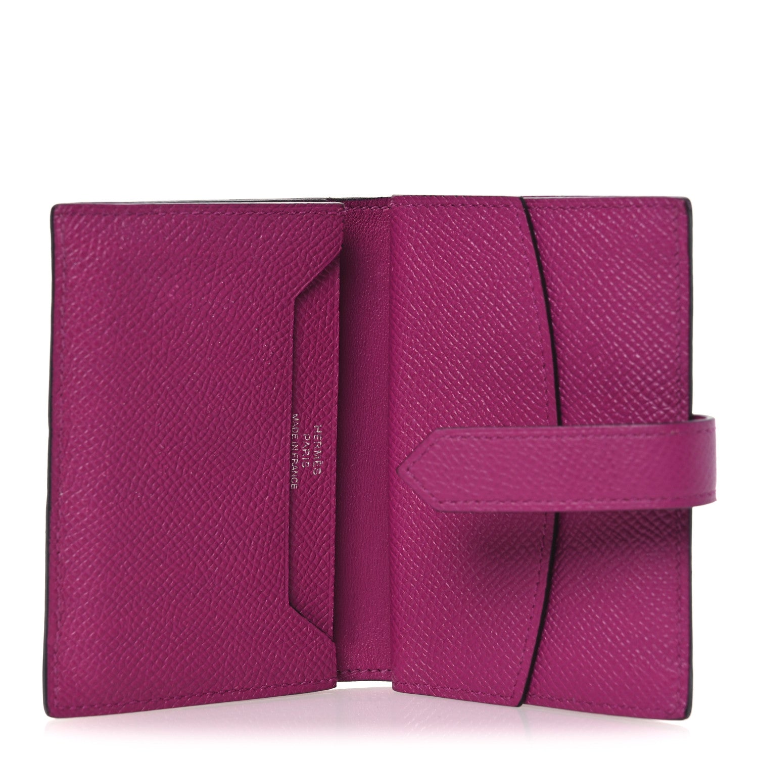 Hermes Epsom Mini Bearn Wallet Rose Pourpre 5 of 12