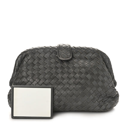 Bottega Veneta Nappa Intrecciato The Lauren 1980 Clutch Ebano 1 of 10