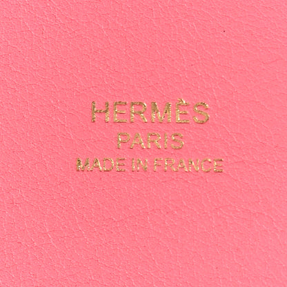 Hermes Swift Epsom Pocket Kelly Shoulder Strap Rose Azalee Rose Confetti 4 of 6