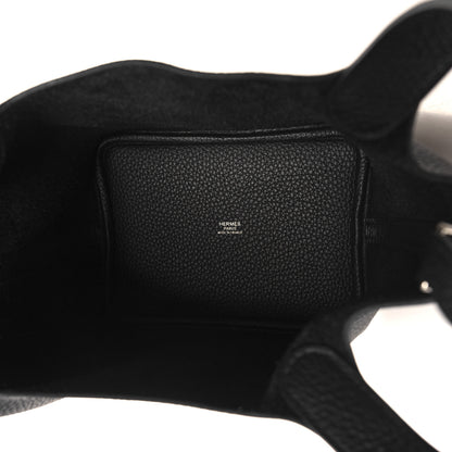 Hermes Taurillon Clemence Picotin Lock 18 PM Black 5 of 13