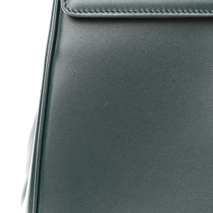 Celine Satinated Calfskin Medium 16 Top Handle Bag Amazone 12 of 13