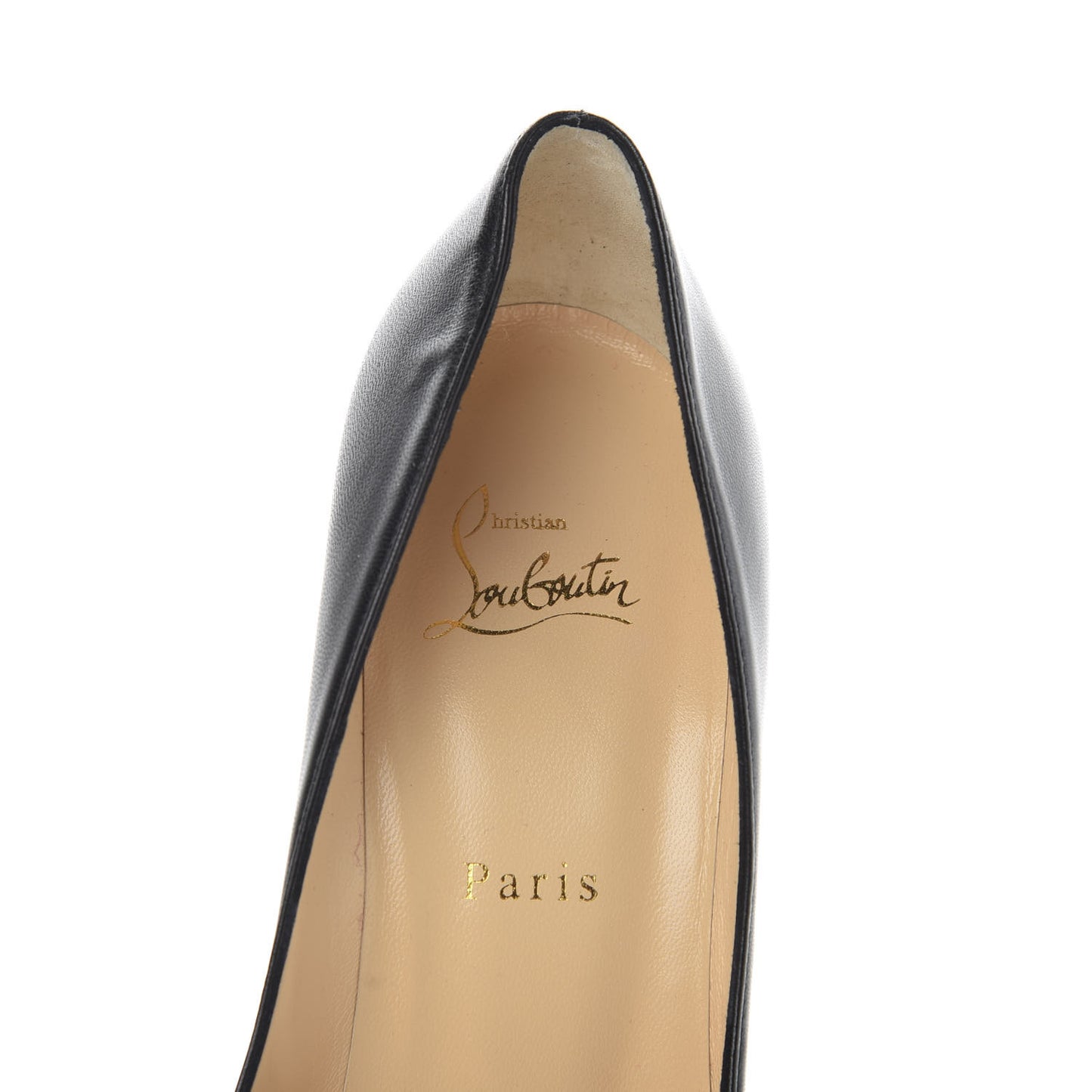 Shiny Nappa Pigalle Follies 100 Pumps 39.5 Black