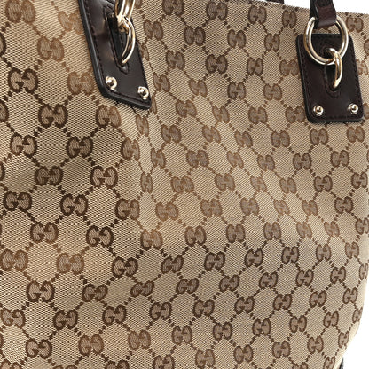Gucci Guccissima Medium Charm Tote Brown 12 of 12
