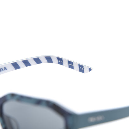 Prada Disguise Sunglasses SPR 03V Blue 7 of 9