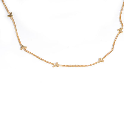 Tiffany 18k Yellow Gold T Collection Necklace 1 of 5