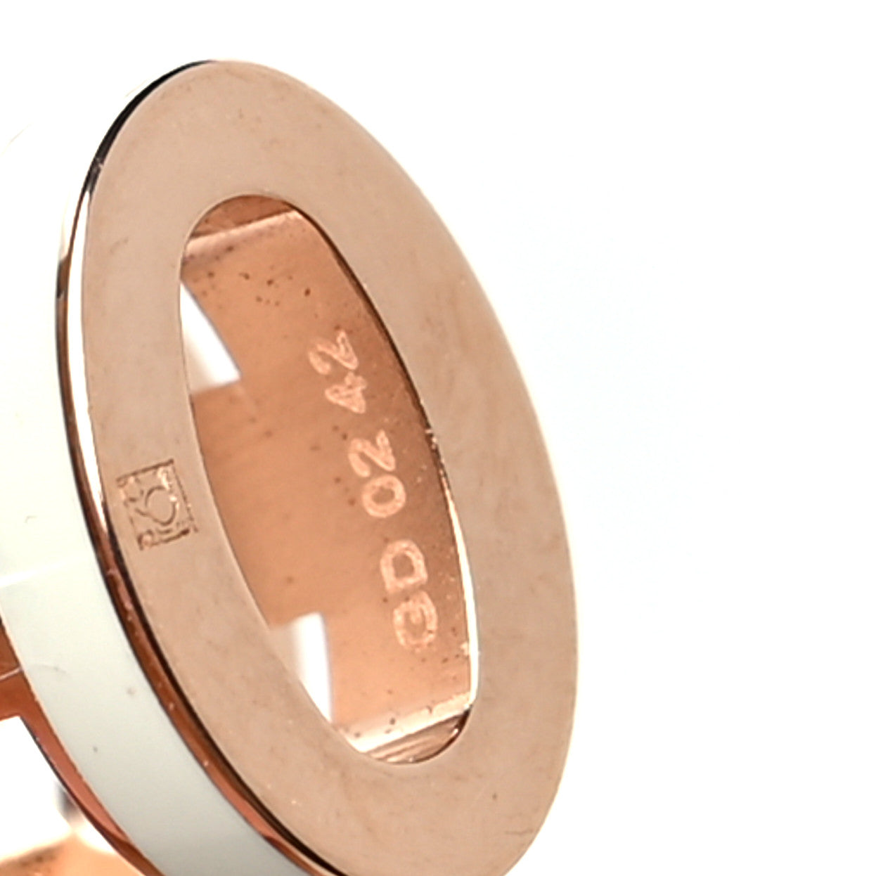 Rose Gold Lacquered Mini Pop H Earrings Vert Fizz
