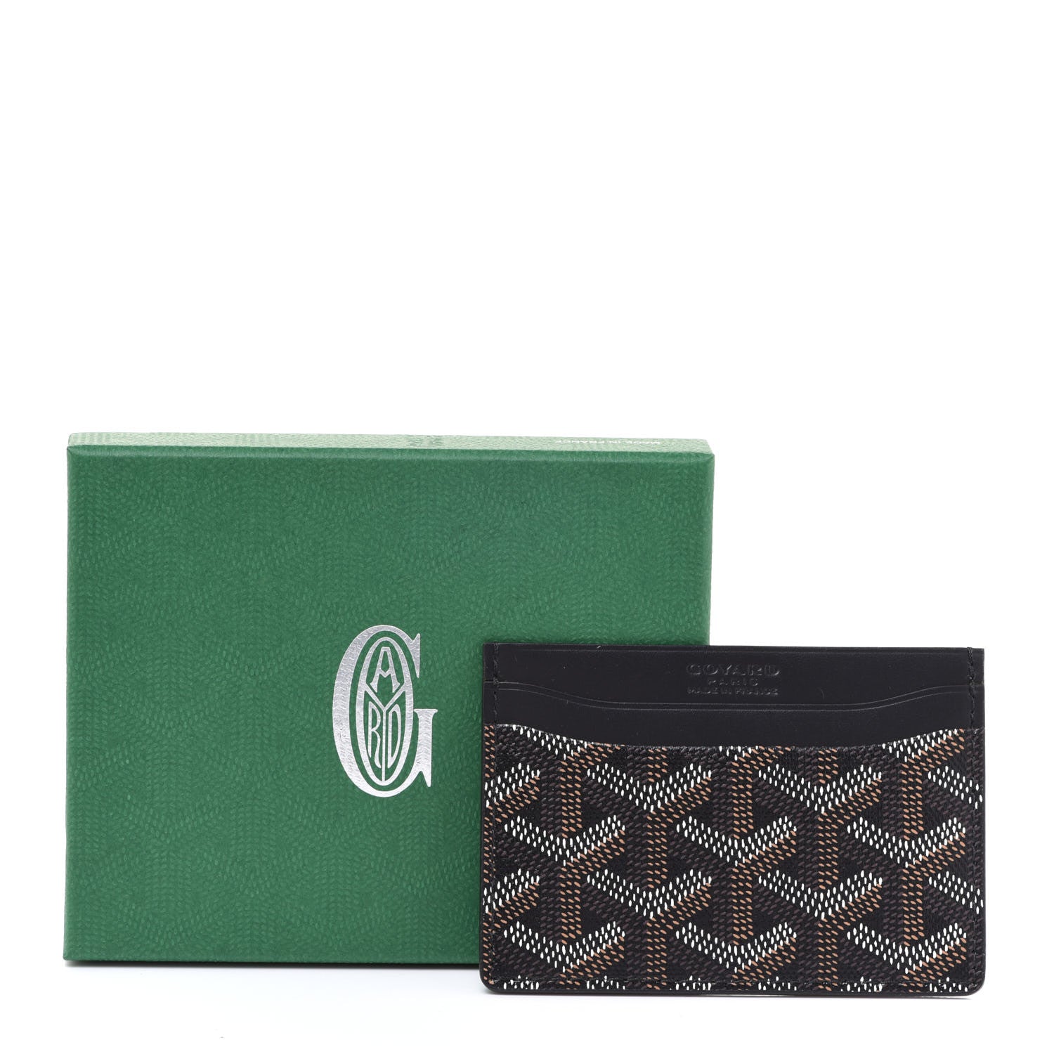 Goyard Goyardine Saint Sulpice Card Holder Black 7 of 7