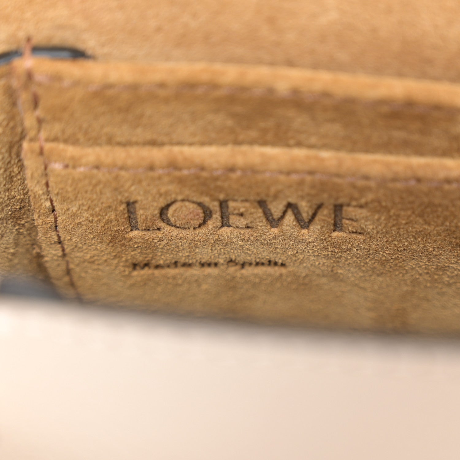 Loewe Grained Calfskin Mini Gate Crossbody Bag Light Oat 6 of 10