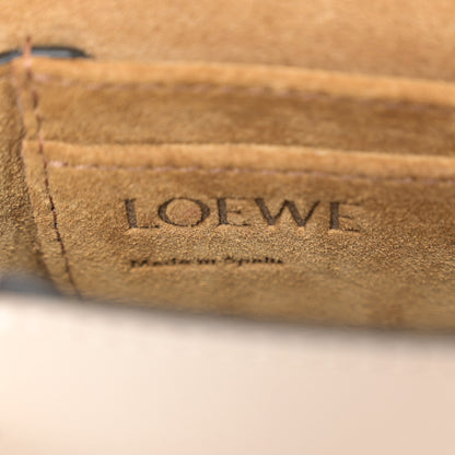 Loewe Grained Calfskin Mini Gate Crossbody Bag Light Oat 6 of 10