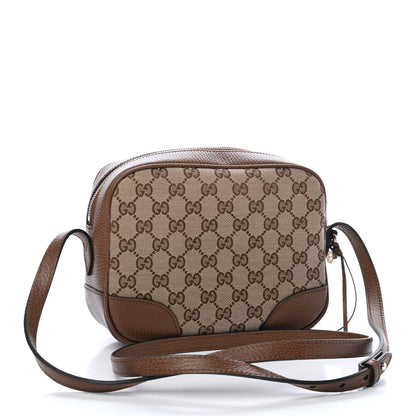 Gucci Monogram Mini Bree Messenger Bag Beige Tabacco 3 of 9