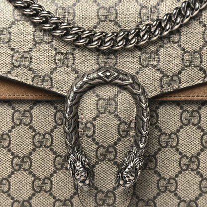 Gucci GG Supreme Monogram Small Dionysus Shoulder Bag Taupe 8 of 13