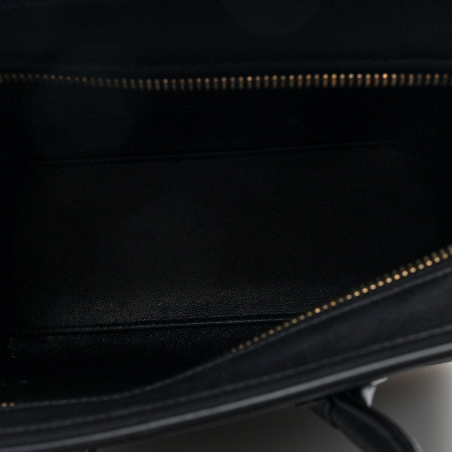 Celine Smooth Calfskin Nano Luggage Black 4 of 9