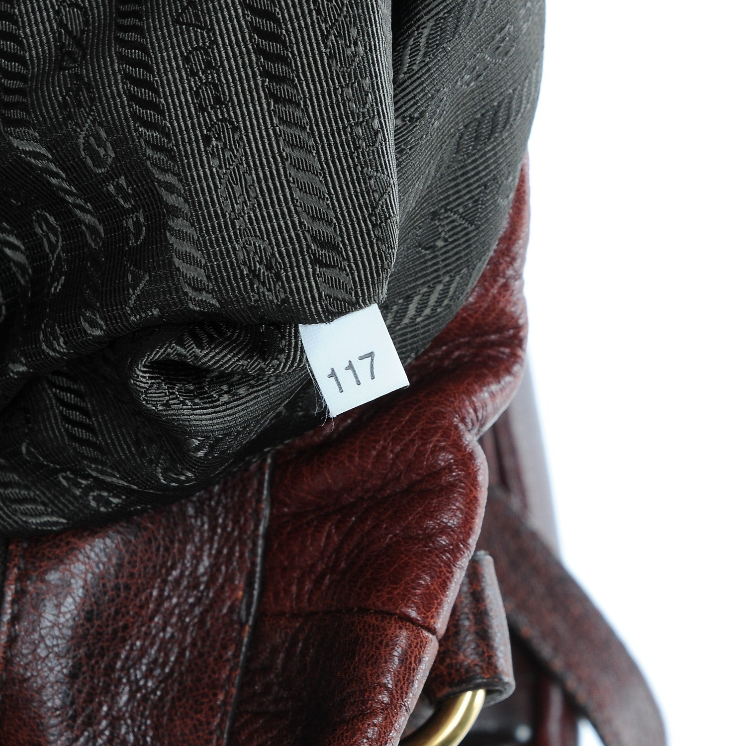 Prada Cervo Antik Shoulder Bag Etrusco Sfumato 9 of 9