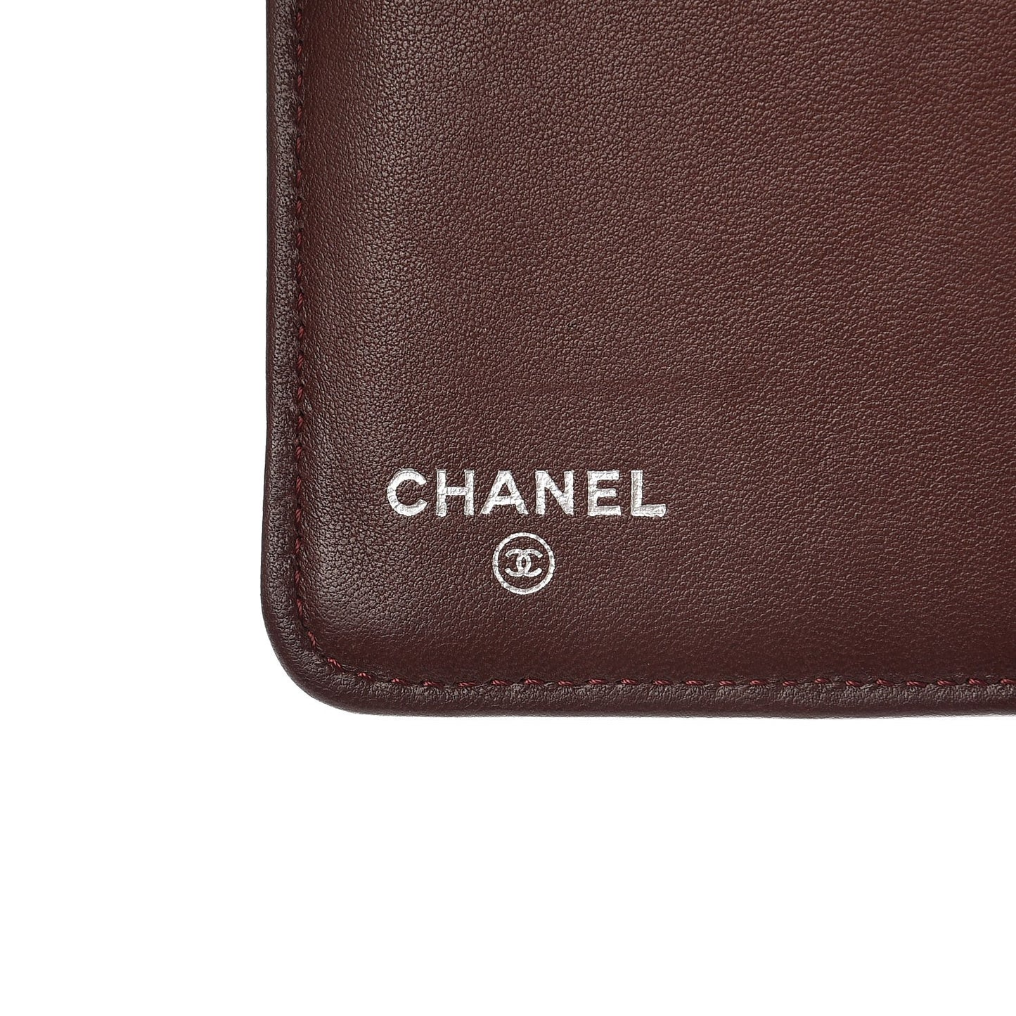 Lambskin Quilted Yen Wallet Black