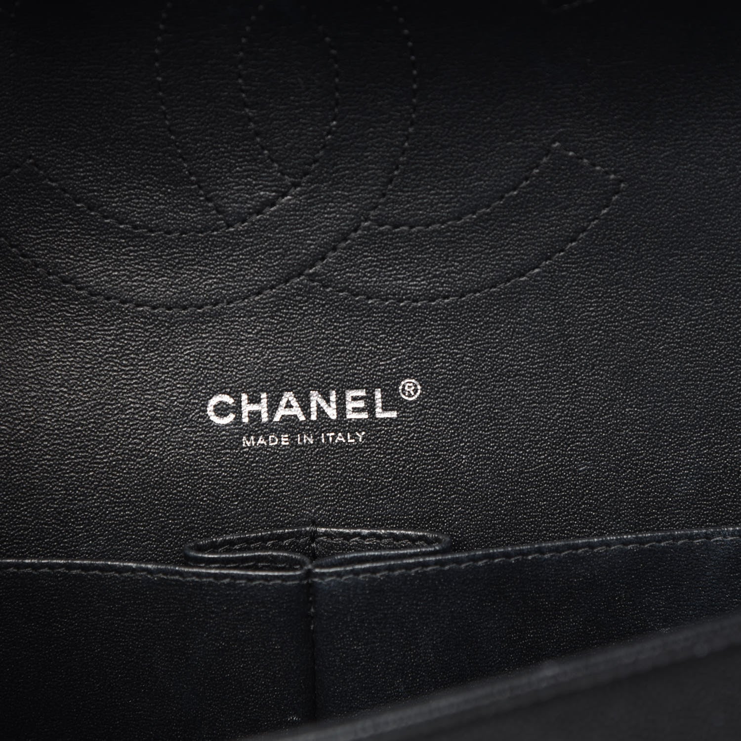 Chanel Iridescent Caviar Quilted Jumbo Double Flap Black 6 of 12