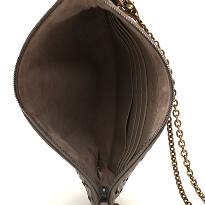 Bottega Veneta Nappa Intrecciato Crossbody Clutch Bag Limestone 5 of 10