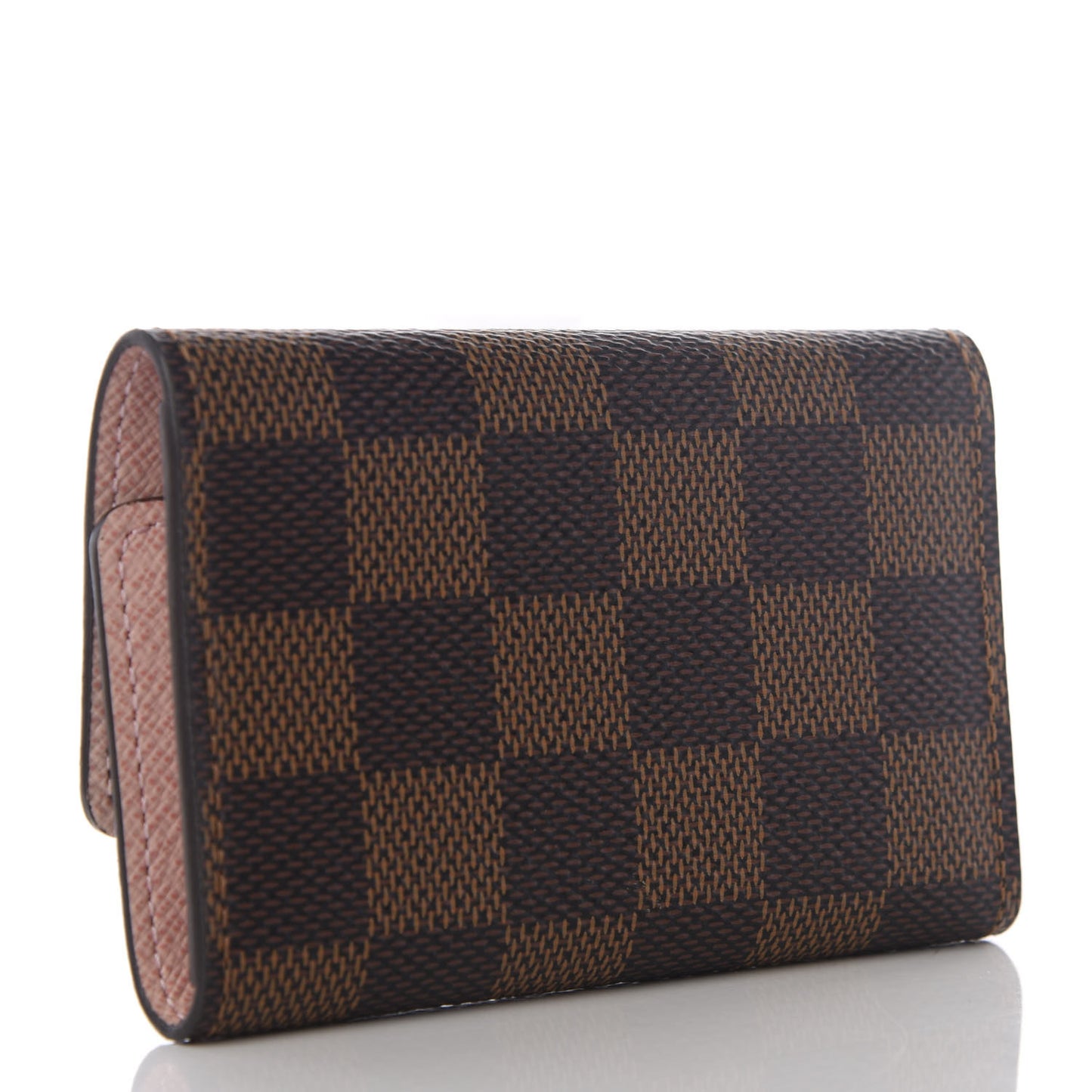 Damier Ebene Multicles 6 Key Holder Rose Ballerine