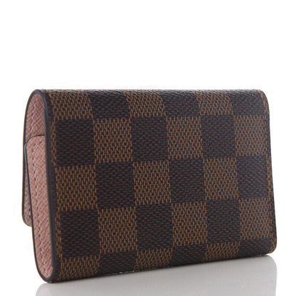 Louis Vuitton Damier Ebene Multicles 6 Key Holder Rose Ballerine 2 of 8